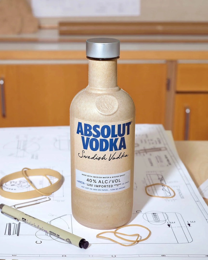 Absolut Vodka’s New Paper Bottle Mixes Spirits And EcoFriendly